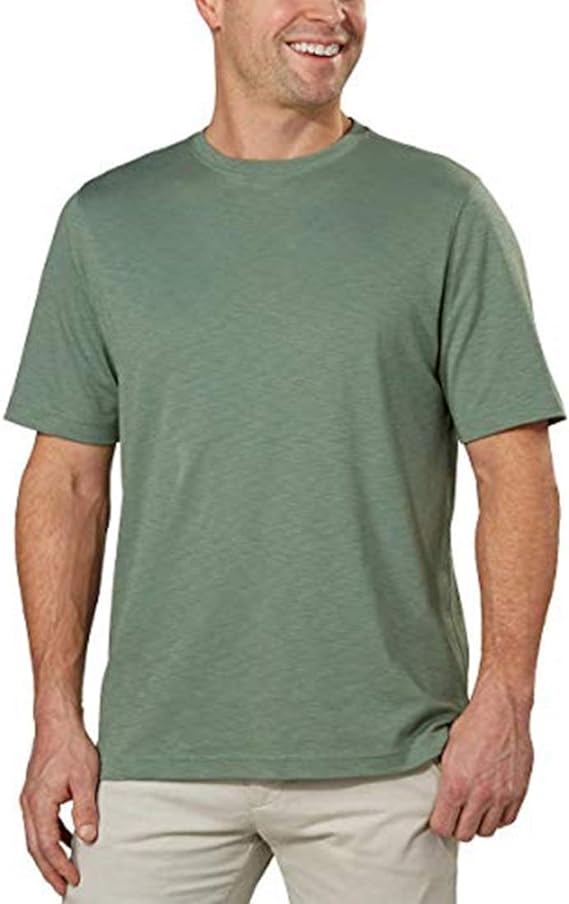 Kirkland Signature Men's Classic Tee (Green, S)