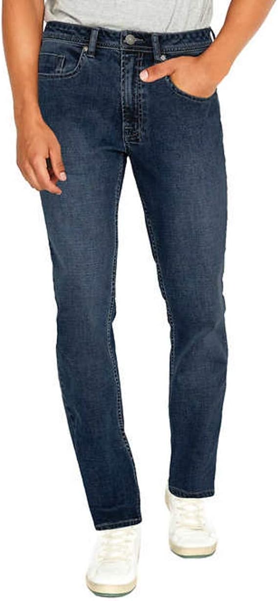 Buffalo David Bitton Men's Jackson Straight Jeans  (Medium Wash, 38X34)