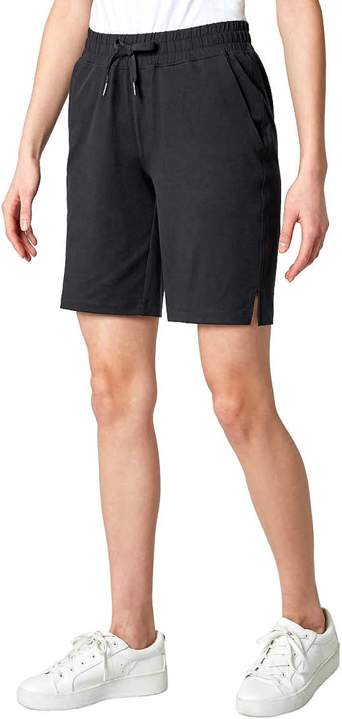 Mondetta Ladies' Performance Bermuda Short (Black, Small)