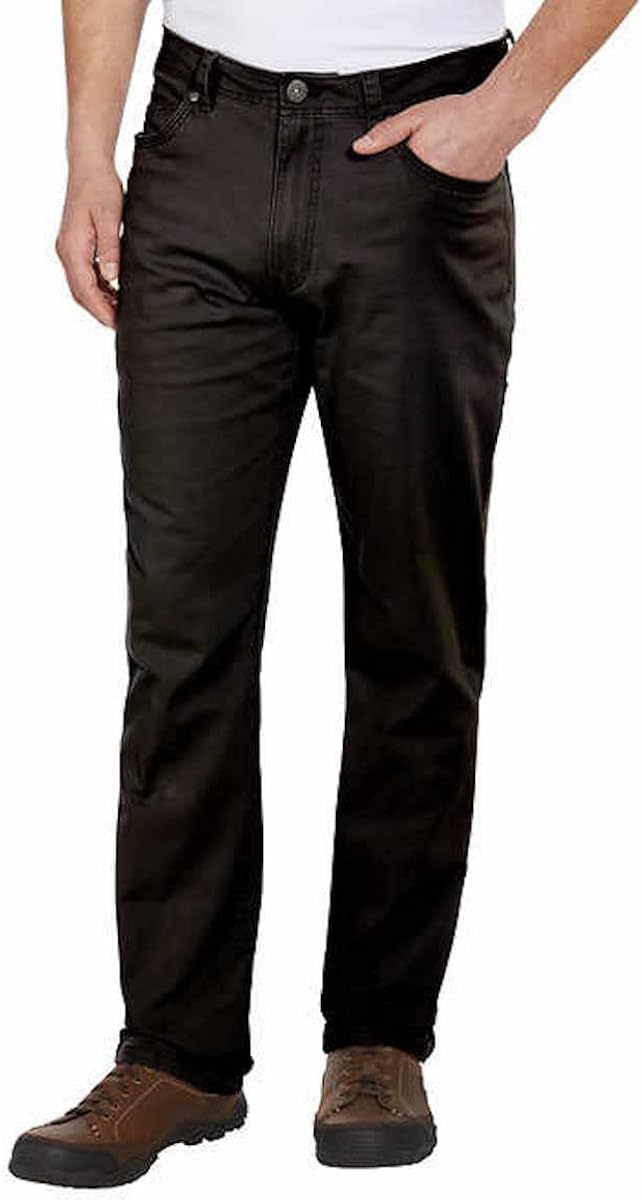 G.H. Bass & Co. Men's 5 Pocket Groundwork Canvas Pants (Black, 36x32)