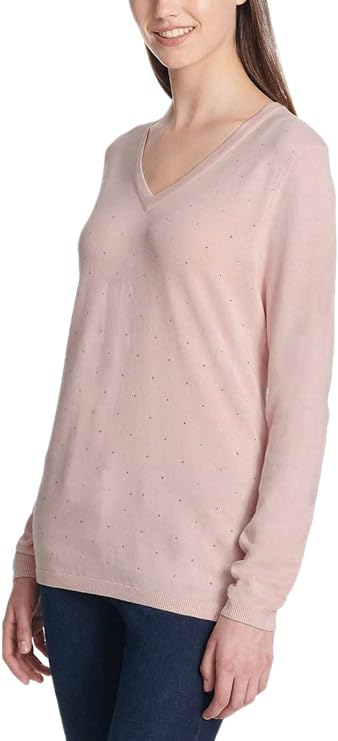 DKNY Women's Strass Embellished  Sweater