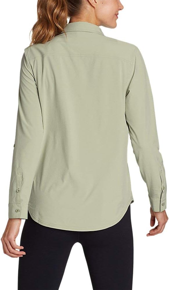 Eddie Bauer Women's Button Up Top Long Sleeve