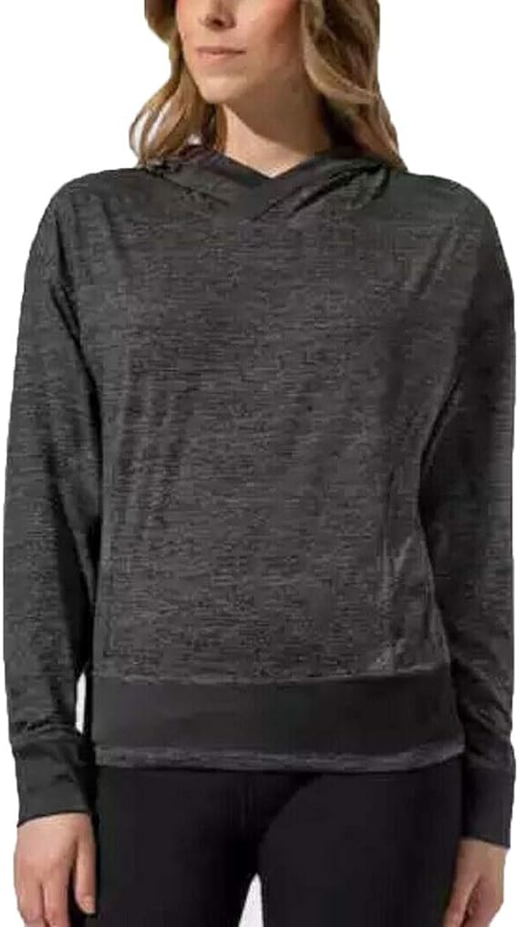 Mondetta Ladies' Soft Hoodie (Charcoal Melange, XXL)