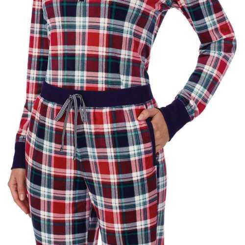 Nautica Women's Fleece Pajama Sleepwear Set - Cozy and Stylish Loungewear