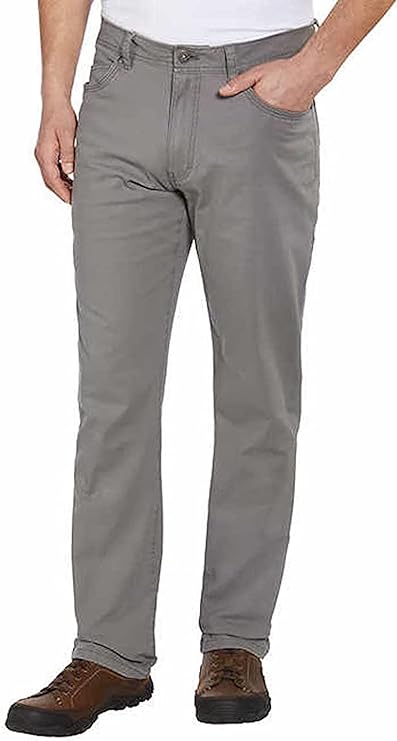 G.H. Bass & Co. Men's 5 Pocket Groundwork Canvas Pants (Gargoyle, 32X34)