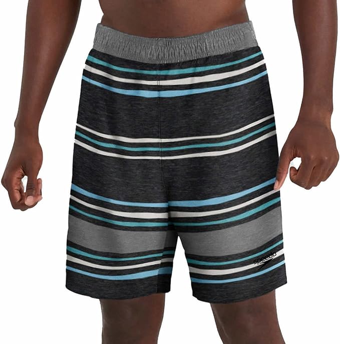 Speedo Men's Hydro Volley Swim Shorts (Grey, Small)