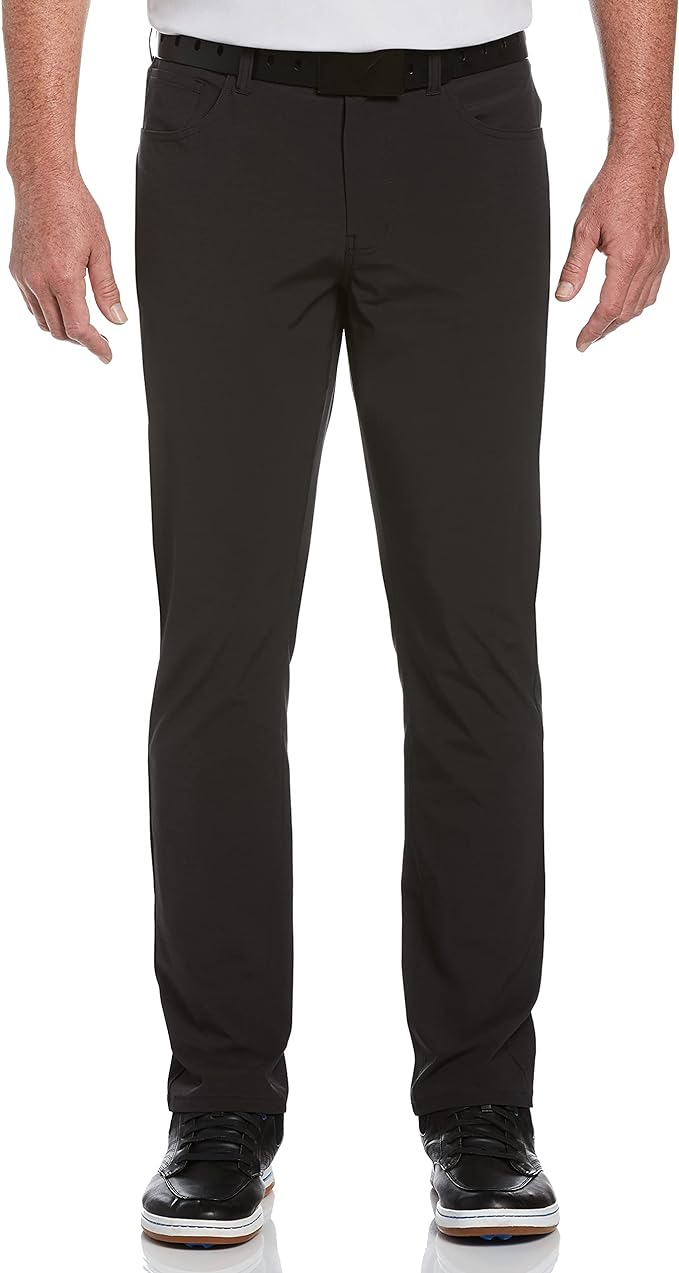 Callaway Men's Everplay 5-Pocket Golf Pant (Black Heather, 30x34)