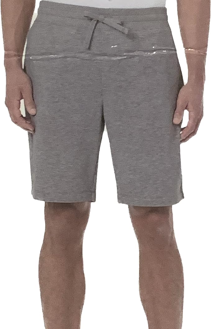 32 Degrees Cool Mens French Terry Shorts (Gray, X-Large)