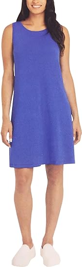 Hilary Radley Ladies' Sleeveless Dress (Blue, X-Large)