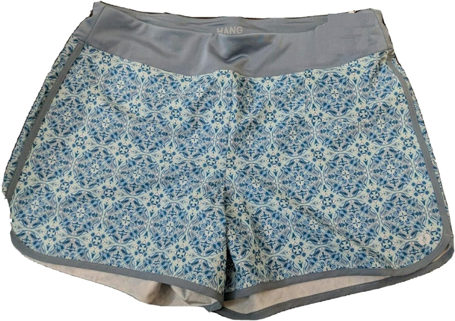 HANG TEN Womens 5 hybrid shorts (Blue, Medium)