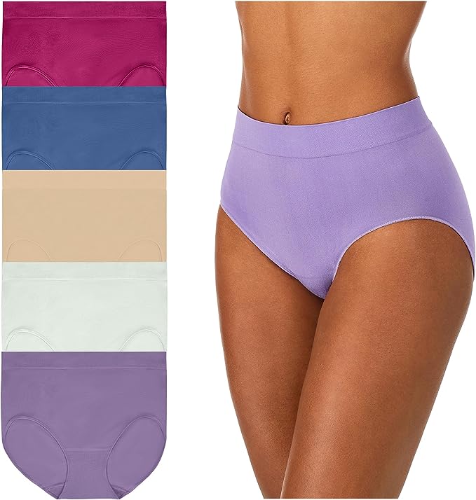 Carole Hochman Ladies' Seamless Brief 5-Pack