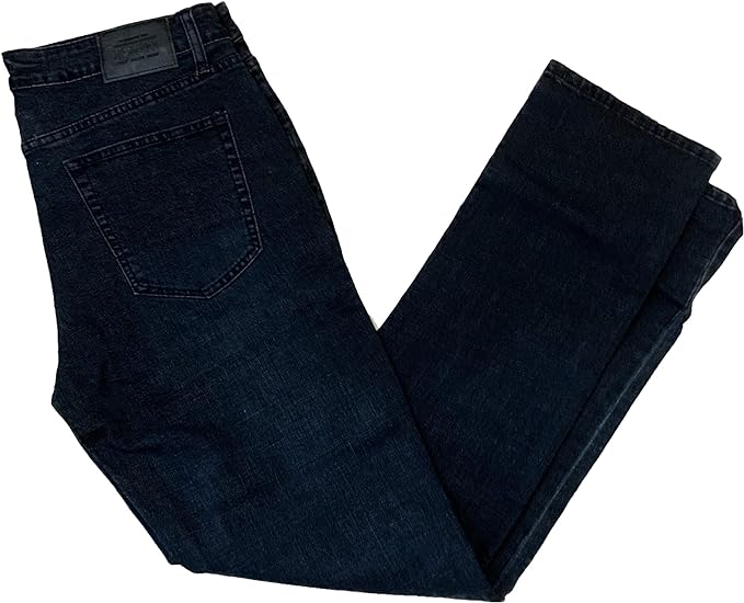 IZOD Men's Comfort Stretch Jeans straight fit (Cool Dark,40Wx29L)