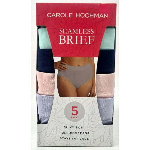 Carole Hochman Women's Seamless Brief 5-pack