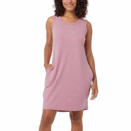 32 Degrees Women's Sleeveless Relaxed Fit Pullover Dress (Miniature Rose, XX-Large)