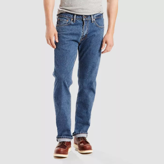 Levi's Men's 505 Regular Fit-Jeans(Light wash ,34x30)