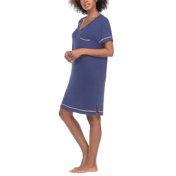 Honeydew Women's 2 Pack Sleep Shirt - Relaxed Fit, Playful Designs, Breathable Fabric - Sleepwear