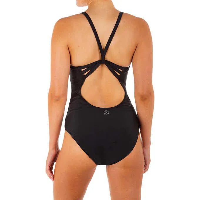 Hurley Women's One Piece Swimsuit - Stylish, High-Quality Swimwear for Beach Adventures and Summer Fun