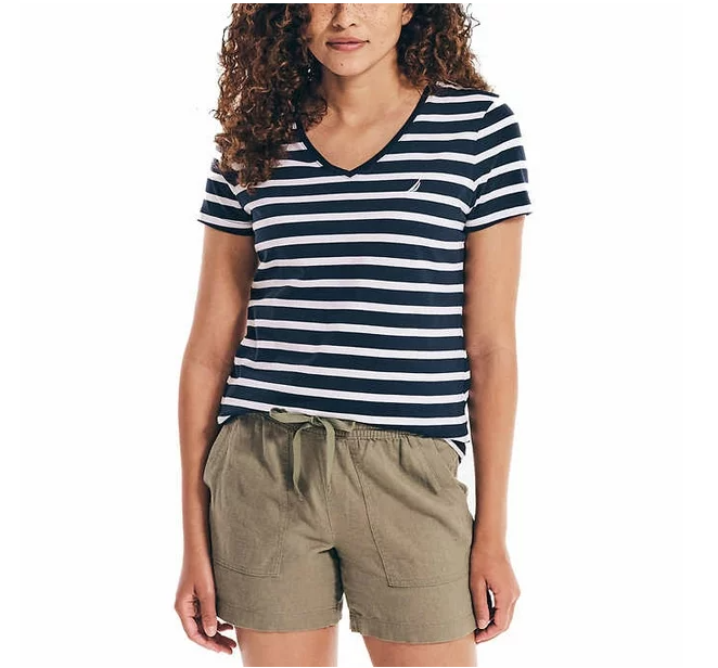 Iconic Nautica Logo T-Shirt for Women - Premium Comfort