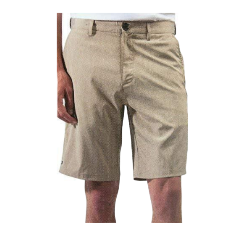 Micros Men's Matt 4-Way Stretch Flat Front Standard Fit Shorts