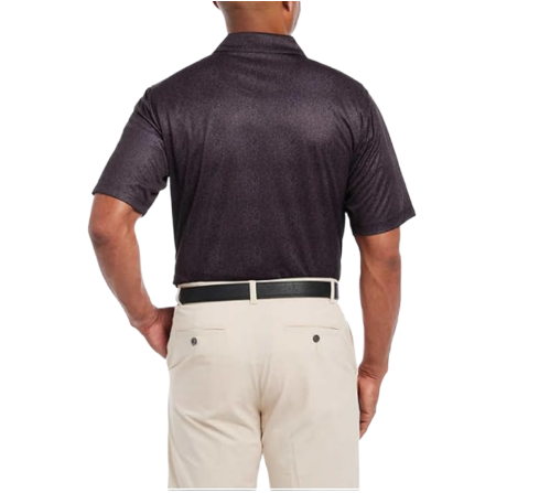 Pebble Beach Men's Short Sleeve Dry-Luxe Performance Polo Shirt