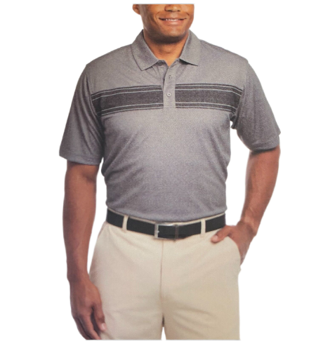 Pebble Beach Men's Short Sleeve Dry-Luxe Performance Polo Shirt