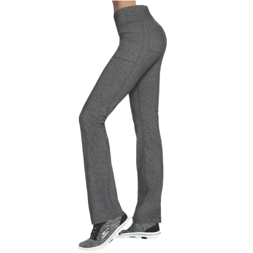 Skechers Women's 4 Pocket Flare Leggings - Versatile activewear for women with functional 