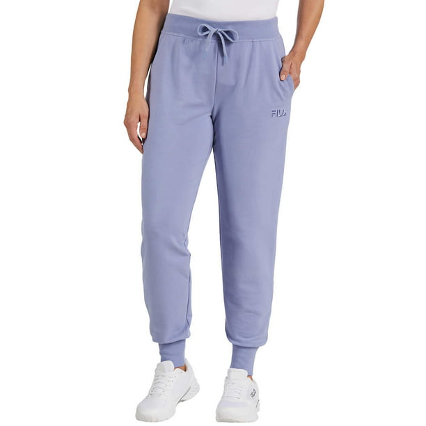 Fila Women's French Terry Jogger (Purple Impression, Medium)