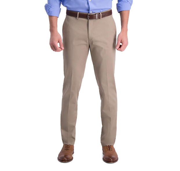 Haggar Men's Straight Fit Premium No Iron Pant