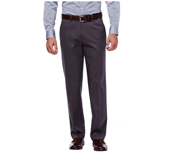 Haggar Men's Straight Fit Premium No Iron Pant