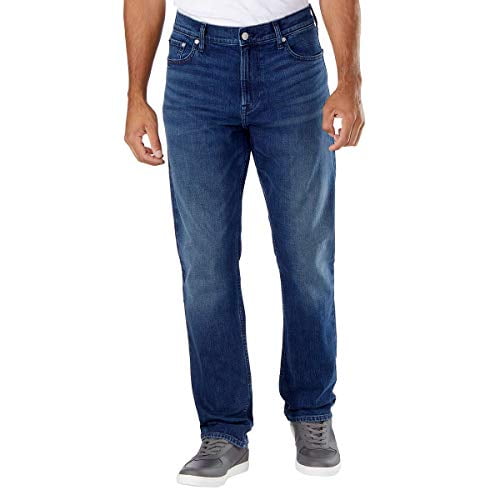 Calvin Klein Jeans Men's Straight Leg Jeans (Blue, 32x30)