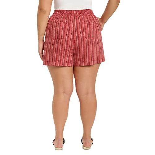 Briggs NY Women's Linen Blend Pull-On Shorts - Comfortable & Stylish Summer Bottoms