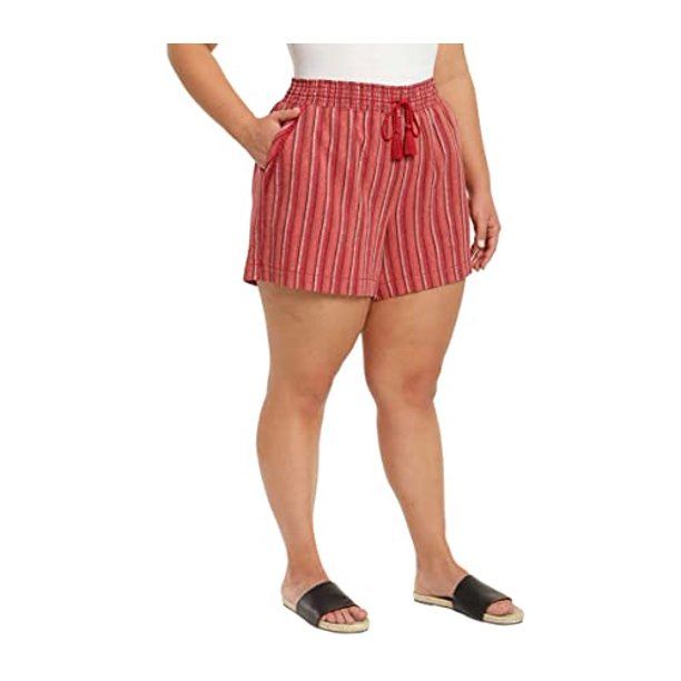 Briggs NY Women's Linen Blend Pull-On Shorts - Comfortable & Stylish Summer Bottoms