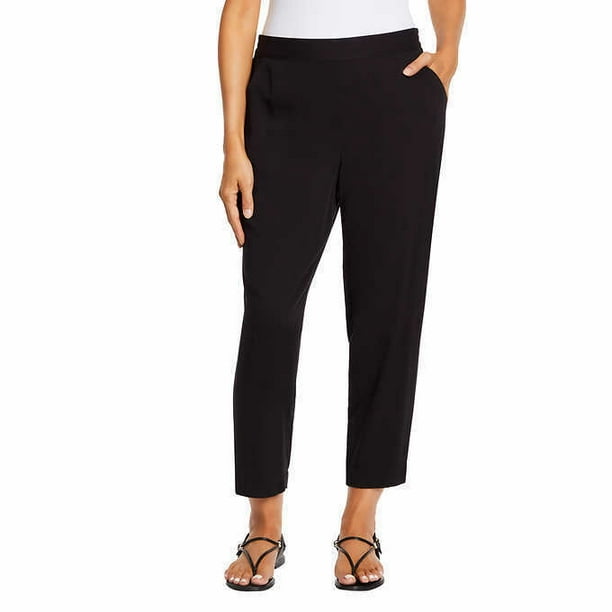 Jessica Simpson LadiesÃ¢â‚¬â„¢ Printed Pull-on Pant (Black, X-Small)