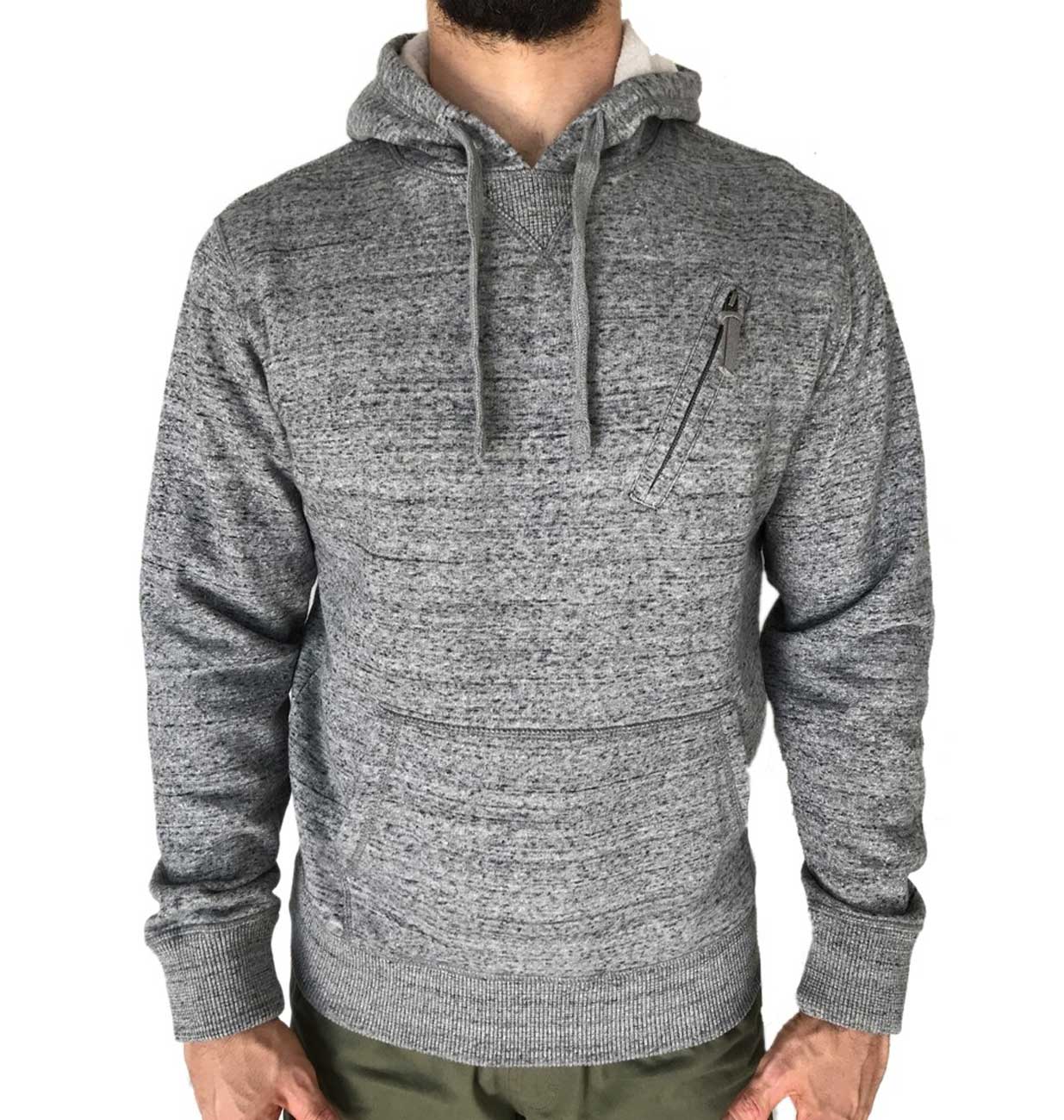 Hawke & Co. Knit Hoodie - Gray - M