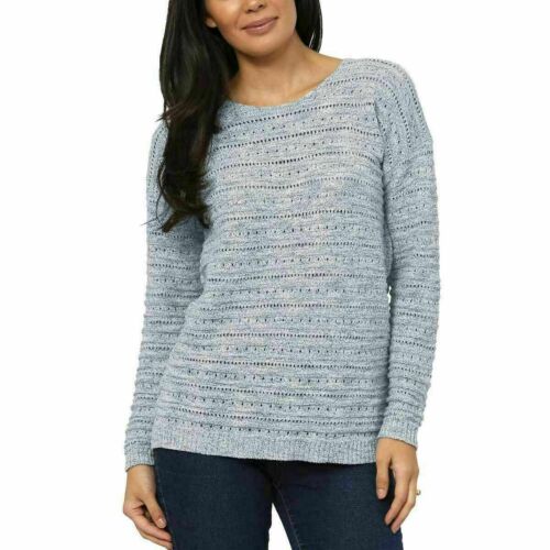 Leo & Nicole Women's Pointelle Sweater Top - Stylish and Cozy Fashion for Women