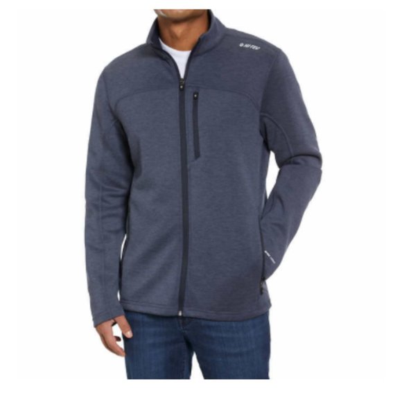 Hi-Tec Mens Zip Jacket (Navy, Small)
