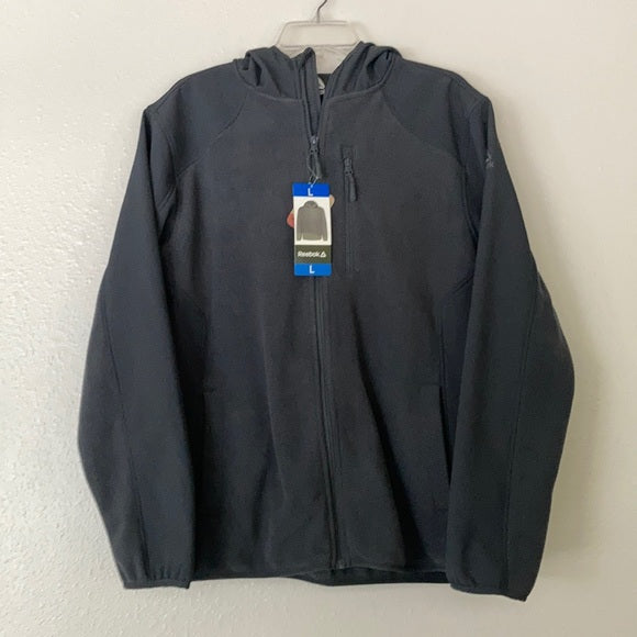 Reebok Men's Hybrid Softshell Jacket (Gray, Medium)