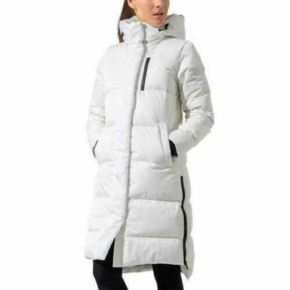 MPG  women's recycled maxi parka (white, M)