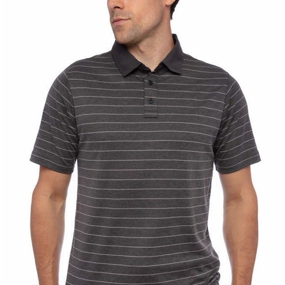 Glacier Mens Cotton Blend polo (Gray, XXL)