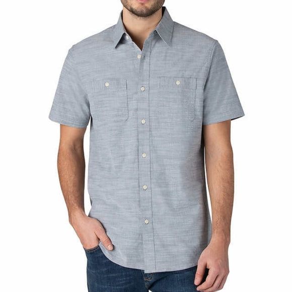 LEE Men's Short Sleeve Woven Shirt - Versatile Style & Comfort