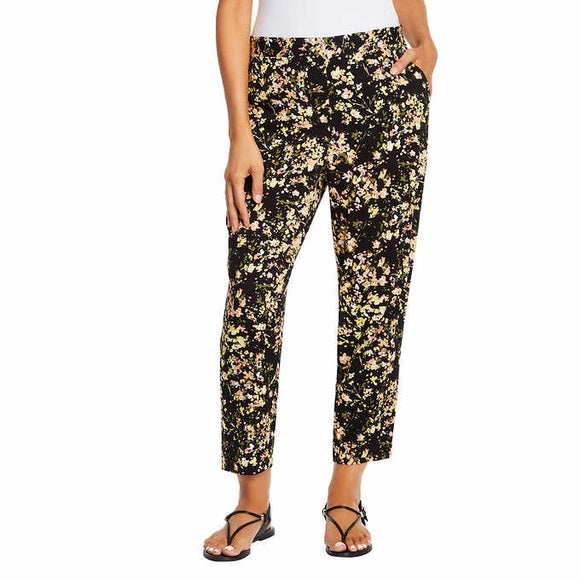 Jessica Simpson LadiesÃ¢â‚¬â„¢ Printed Pull-on Pant (Bouquet Splash, Medium)