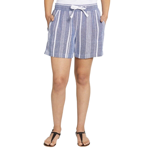 Nautica Women's Linen Blend Pull-On Short