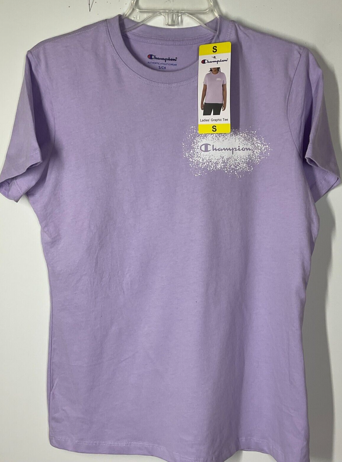 Champion Ladies' Short Sleeve Graphic TeeÂ (Urban Lilac, Small)