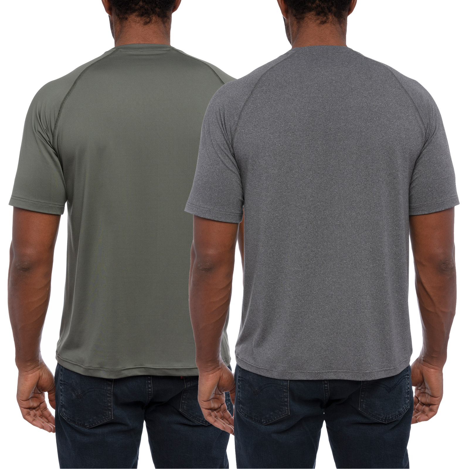 Glacier Men's Performance Tee 2 Pack: Moisture-Wicking, Breathable Fabric, Modern Design, Range of Colors