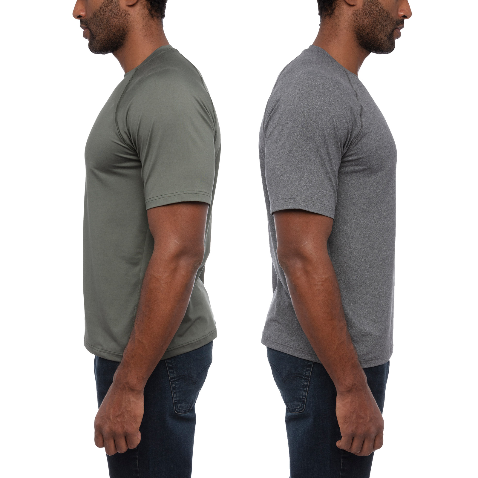 Glacier Men's Performance Tee 2 Pack: Moisture-Wicking, Breathable Fabric, Modern Design, Range of Colors