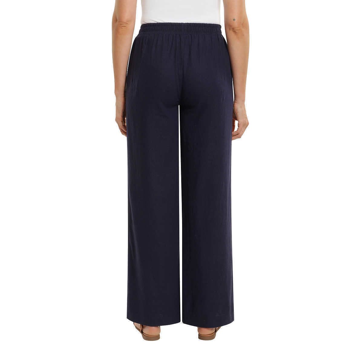 Briggs Women's Linen Blend Pull-On Pants - Soft & Breathable Cropped Trousers for Casual Chic Style | Shop Now