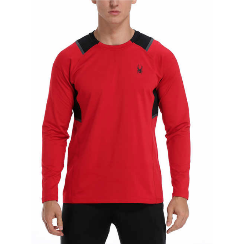 Unleash your performance with the Spyder Active Men's Long Sleeve T-Shirt: comfort meets style for the modern athlete.