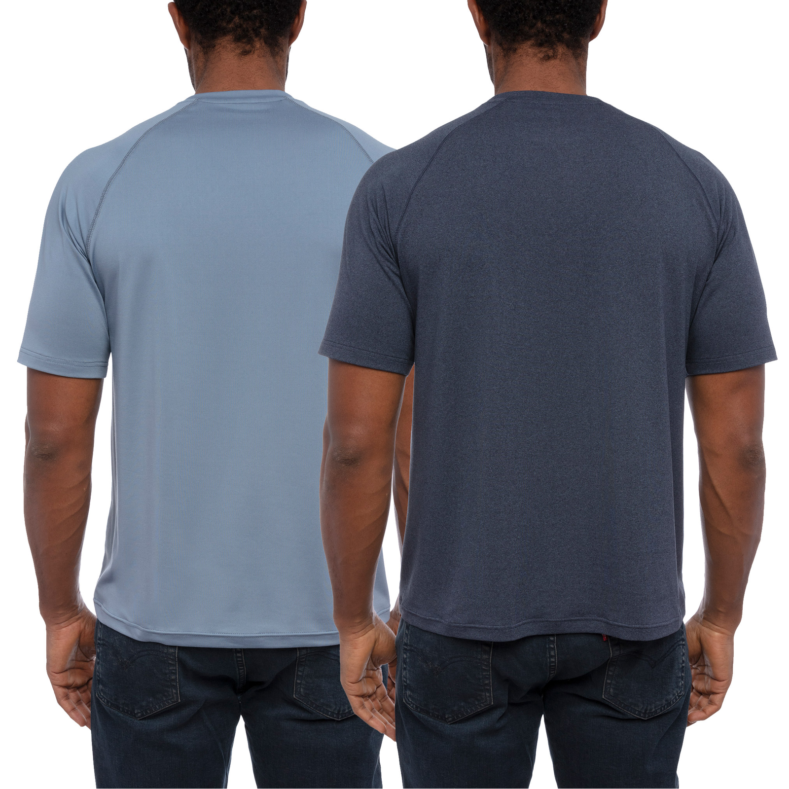 Glacier Men's Performance Tee 2 Pack: Moisture-Wicking, Breathable Fabric, Modern Design, Range of Colors