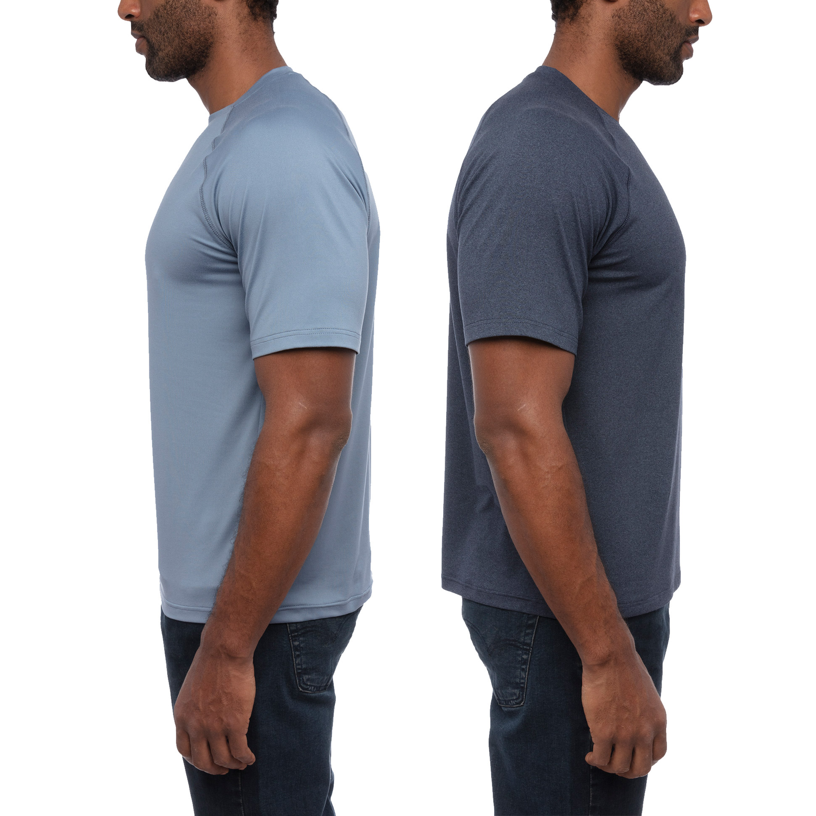 Glacier Men's Performance Tee 2 Pack: Moisture-Wicking, Breathable Fabric, Modern Design, Range of Colors