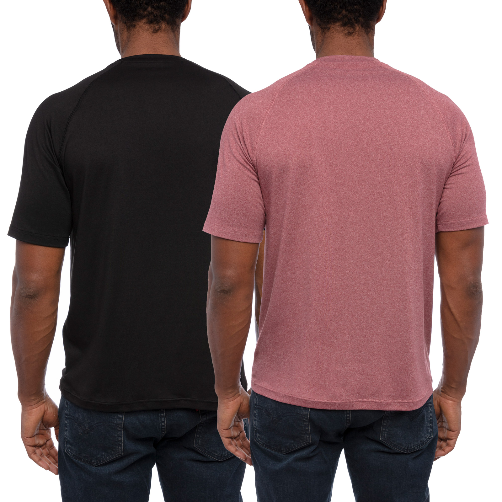 Glacier Men's Performance Tee 2 Pack: Moisture-Wicking, Breathable Fabric, Modern Design, Range of Colors